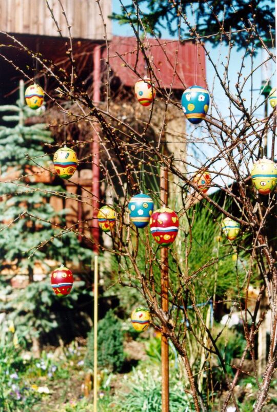 Osterschmuck in Dresden
