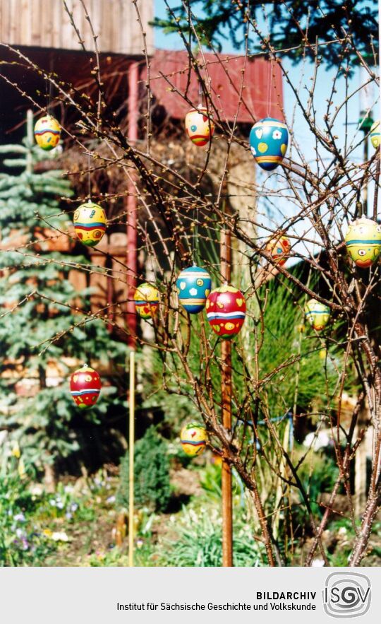 Osterschmuck in Dresden