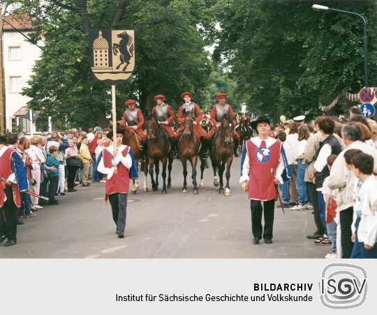 Festumzug zur 700-Jahr-Feier in Moritzburg
