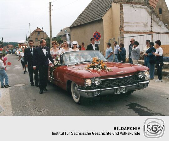 Festumzug zur 700-Jahr-Feier in Moritzburg