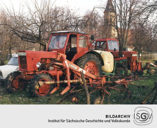 Traktor in Lomnitz