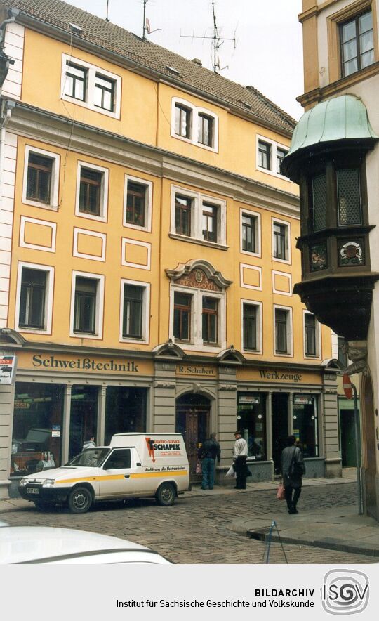 Meißen Fleischergasse 6 - Blick von Ecke Görnische Gasse