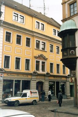 Bild: Meißen Fleischergasse 6 - Blick von Ecke Görnische Gasse