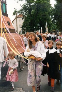 Bild: Umzug zur Moritzburger 700-Jahr-Feier