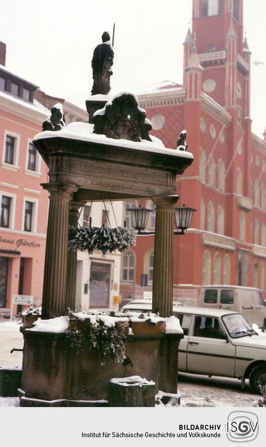 Brunnen auf dem Kamenzer Markt