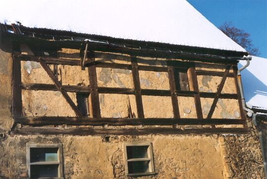 Stall eines Bauernhofes in Rauschwitz