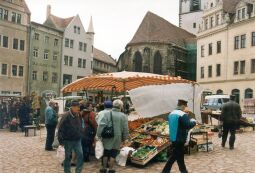 Bild: Markttag in Meißen auf dem Markt