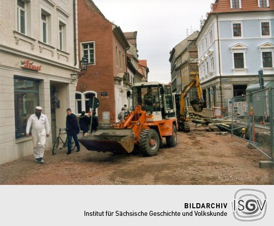 Straßenbau in Meißen Elbstraße / Heinrichplatz