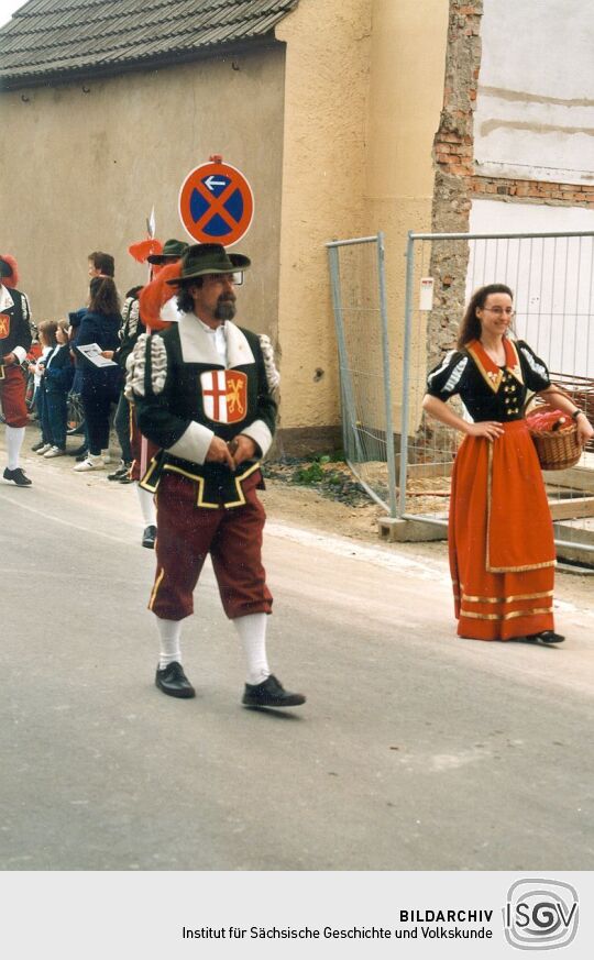 Festumzug zur Moritzburger 700-Jahr-Feier