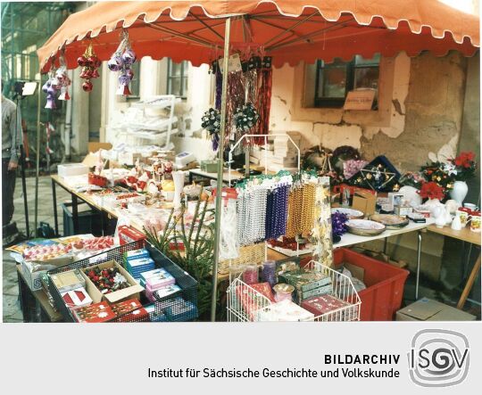 Verkaufsstand auf dem Radeberger Weihnachtsmarkt