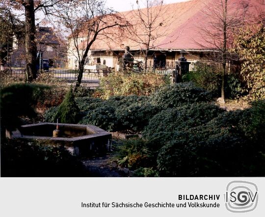 Blick zum Seifersdorfer Rittergut