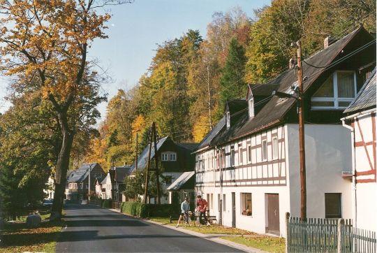 Wohnhäuser in Rechenberg-Bienenmühle