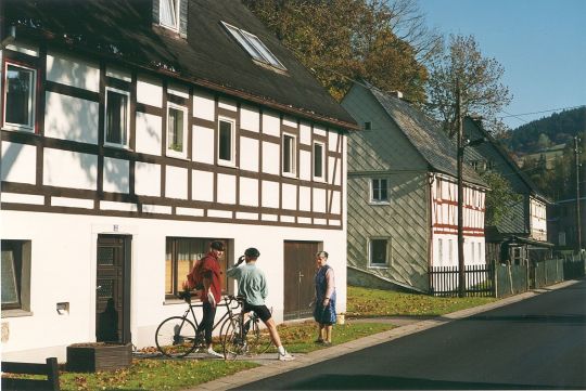 Wohnhäuser in Rechenberg-Bienenmühle