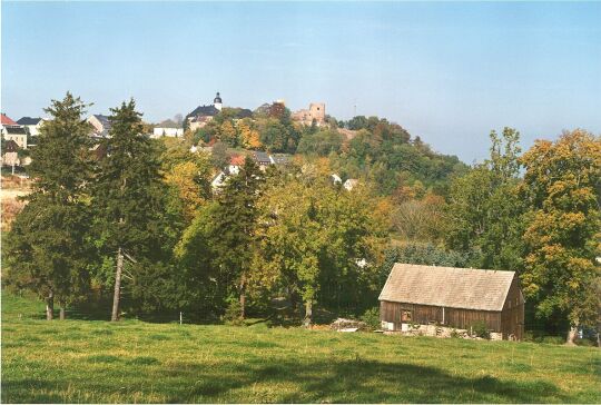 Blick zur Burg Frauenstein