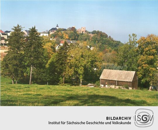 Blick zur Burg Frauenstein