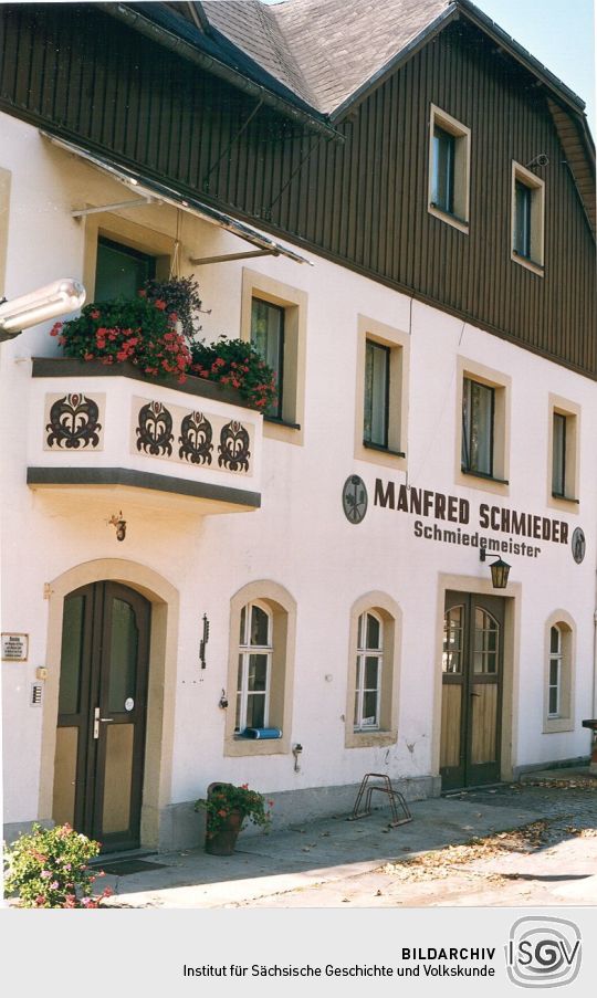 Wohnhaus mit Schmiede in Rechenberg-Bienenmühle