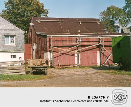 Umgebaute Scheune eines Cämmerswalder Bauernhofes