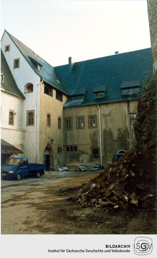 Renovierung der Burg Scharfenstein