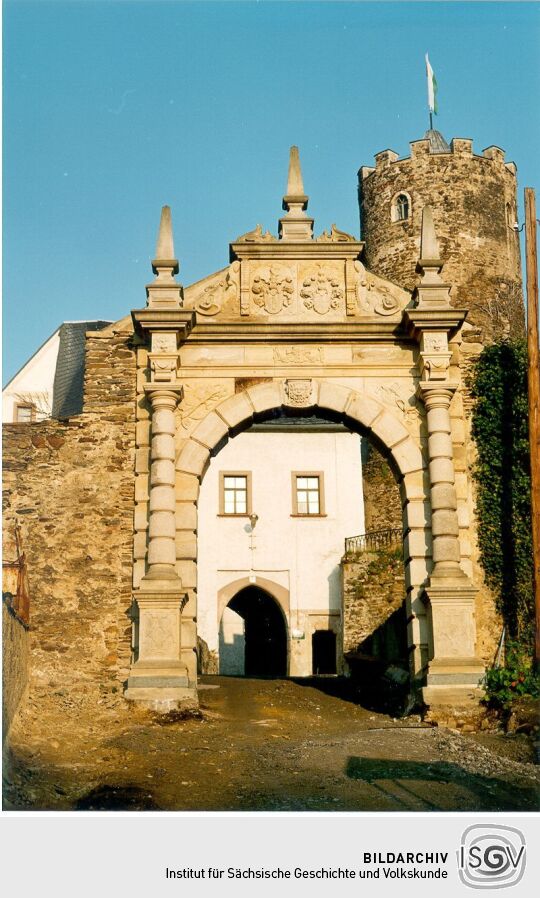 Portal der Burg Scharfenstein