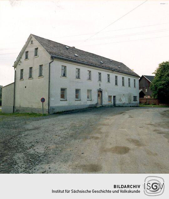 Zum Wohnhaus umgebaute ehemalige Fleischerei in Posseck