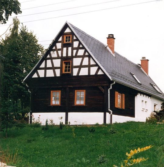 Fachwerkwohnhaus mit Blockstube in Marieney