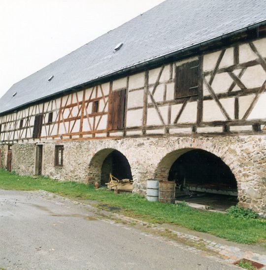 Fachwerkscheune in Weischlitz