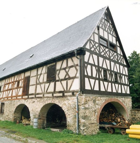 Fachwerkscheune in Weischlitz