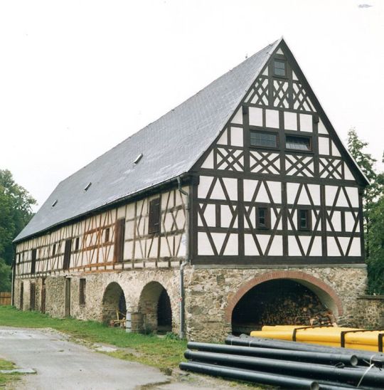 Fachwerkscheune in Weischlitz