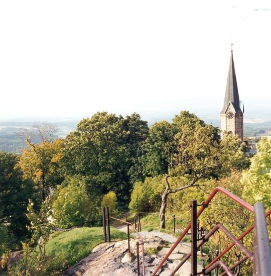 Blick vom Burgberg in Schöneck