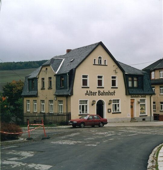 Ehemaliger Bahnhof in Erlach