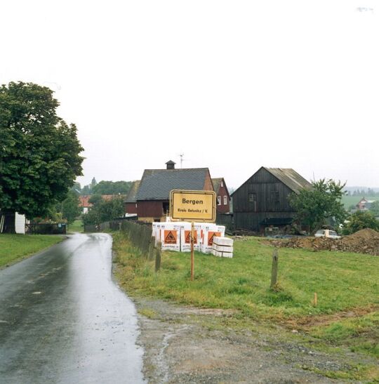 Ortseingang von Bergen