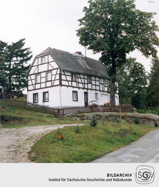 Umgebindehaus mit Fachwerk in Sachsgrün