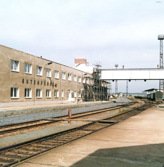 Ansicht des ehemaligen Grenzbahnhofs in Gutenfürst