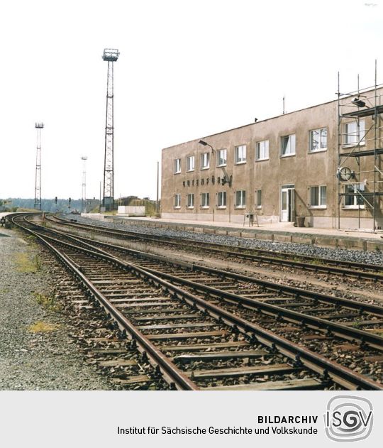 Ansicht des ehemaligen Grenzbahnhofs in Gutenfürst