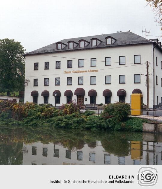 Gaststätte "Zum goldenen Löwen" in Kauschwitz