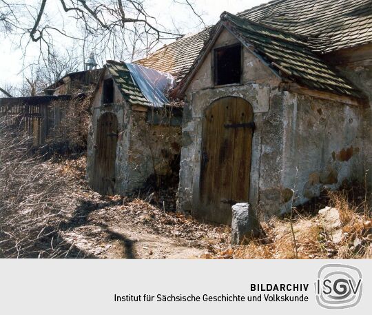 Alter Schuppen am Fasanenschlößchen in Moritzburg