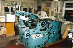 Bild: Druckautomat in einer Druckerei in Radeberg