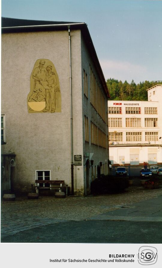 Fabrikgebäude in Scharfenstein