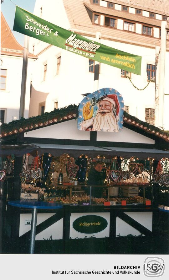 Auf dem Weihnachtsmarkt in Freiberg