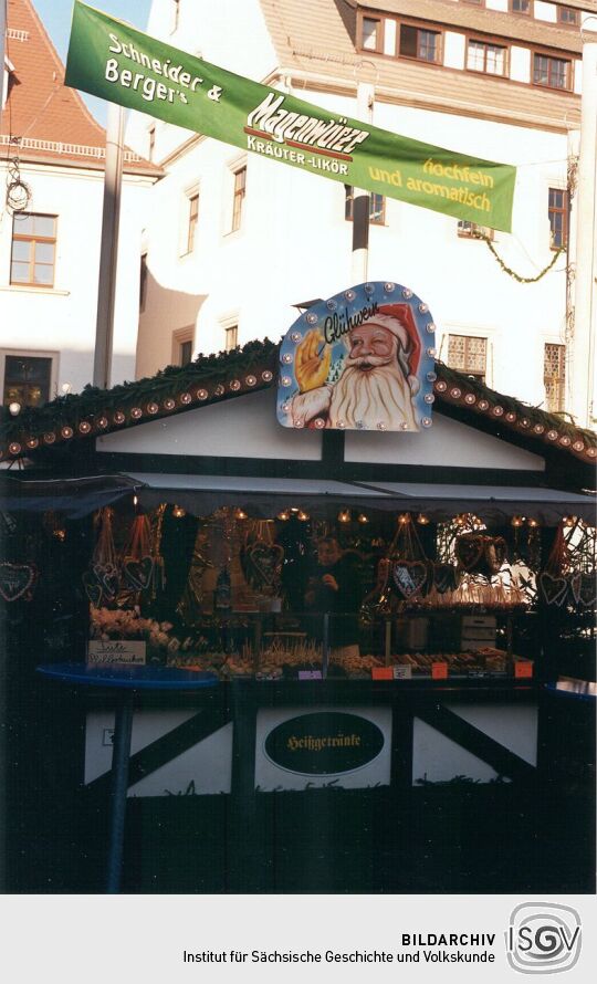 Auf dem Weihnachtsmarkt in Freiberg