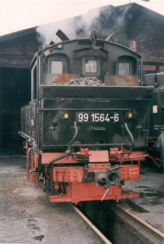 Kleinbahnlokomotive in Radeburg