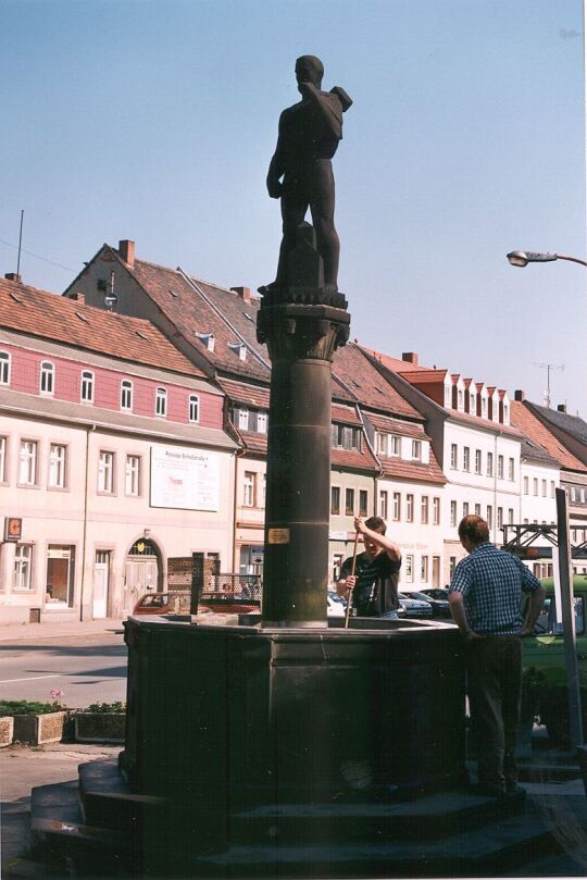 Brunnen am Markt in Frankenberg