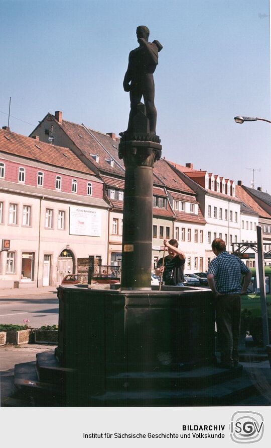 Brunnen am Markt in Frankenberg