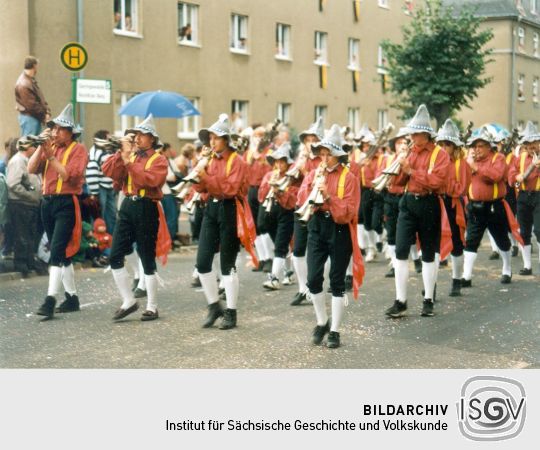 Festumzug zum Tag der Sachsen in Rochlitz 1995