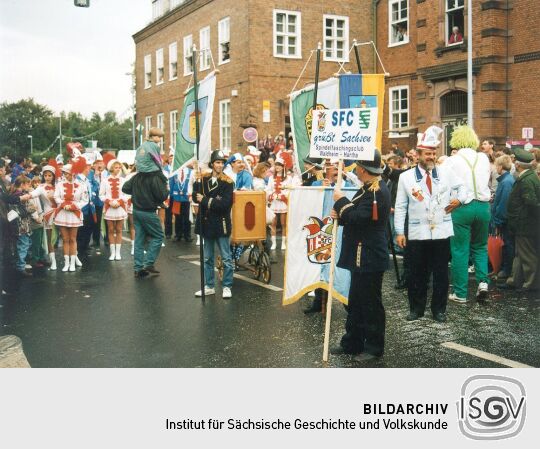 Festumzug zum Tag der Sachsen in Rochlitz 1995