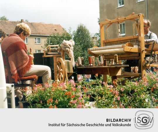 Festumzug zum Tag der Sachsen in Rochlitz 1995