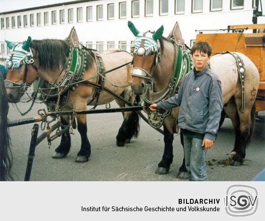 Festumzug beim Tag der Sachsen