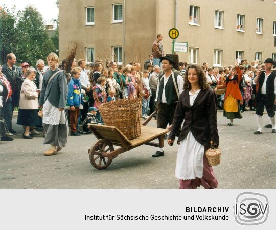 Festumzug zum Tag der Sachsen in Rochlitz 1995