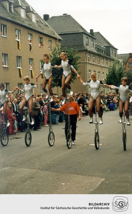 Festumzug zum Tag der Sachsen in Rochlitz 1995
