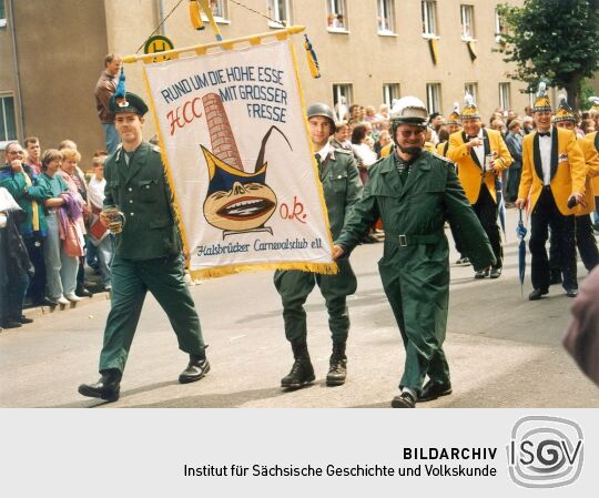 Festumzug zum Tag der Sachsen in Rochlitz 1995